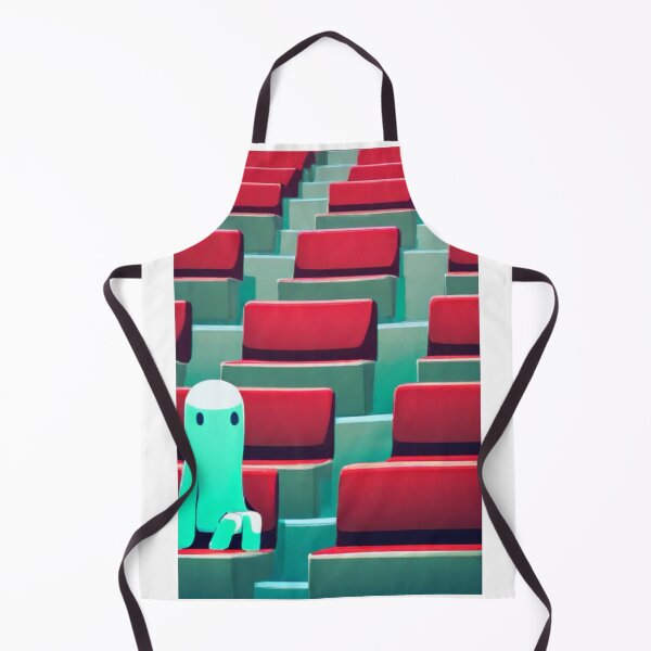 Item preview, Digital Art - Lonely Creature, Empty Bleachers and Geometric Melancholy designed and sold by Reverso-Design.