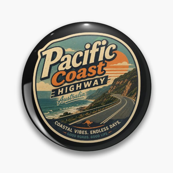Item preview, Pacific Coast Highway Australia Coastal Vibes Endless Days Road Trip designed and sold by Yellowriversss.