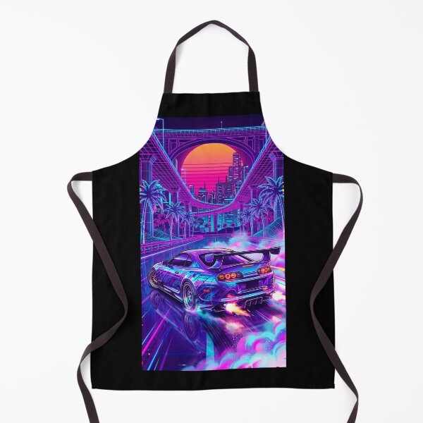 Item preview, Nineties JDM Inline Six Twin Turbo Neon City Design designed and sold by RevUpDesign.