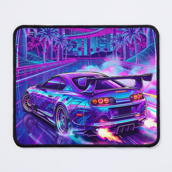 Item preview, Nineties JDM Inline Six Twin Turbo Neon City Design designed and sold by RevUpDesign.