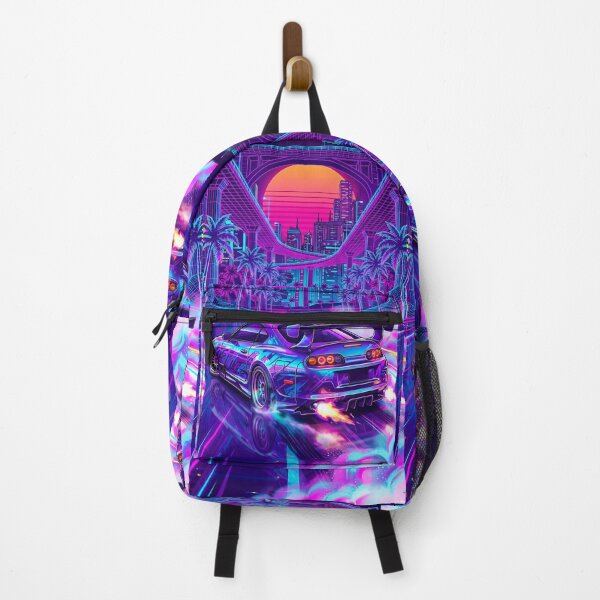 Item preview, Nineties JDM Inline Six Twin Turbo Neon City Design designed and sold by RevUpDesign.