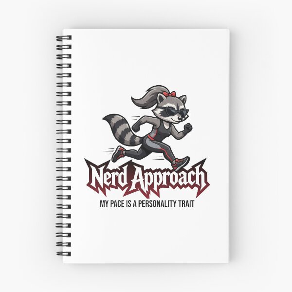 Item preview, Dedicated Runner Raccoon, Serious About the Miles designed and sold by NerdApproach.