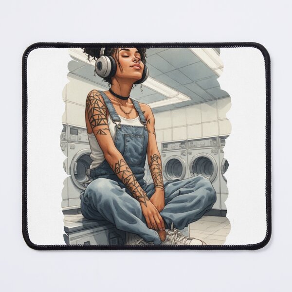 Item preview, Spin Cycle Serenity – Laundry Day Lo-Fi Vibe designed and sold by halibutgoatramb.