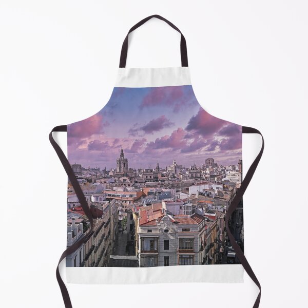 Item preview, Church towers and old buildings in morning, Valencia cityscape designed and sold by goceris.