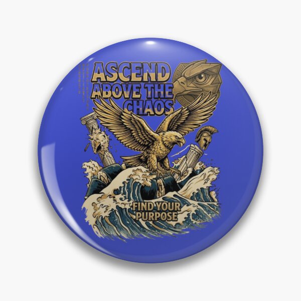 Item preview, Ascend Above The Chaos Stoic Eagle Motivational Art designed and sold by My-Hoodies.