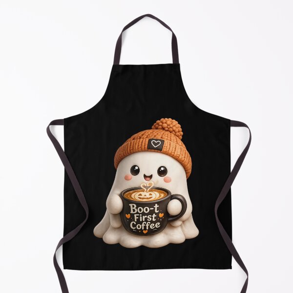 Item preview, Boo-t First Coffee Cute Ghost Halloween designed and sold by Kiwaro.