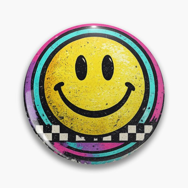 Item preview, Retro Smiley Face 90s Y2K - Neon Graffiti Aesthetic designed and sold by irfanshikh.