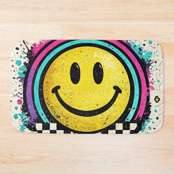 Item preview, Retro Smiley Face 90s Y2K - Neon Graffiti Aesthetic designed and sold by irfanshikh.