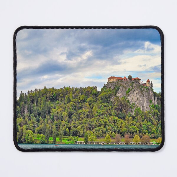 Item preview, Lake Bled with Bled Castle landscape, Slovenia designed and sold by goceris.