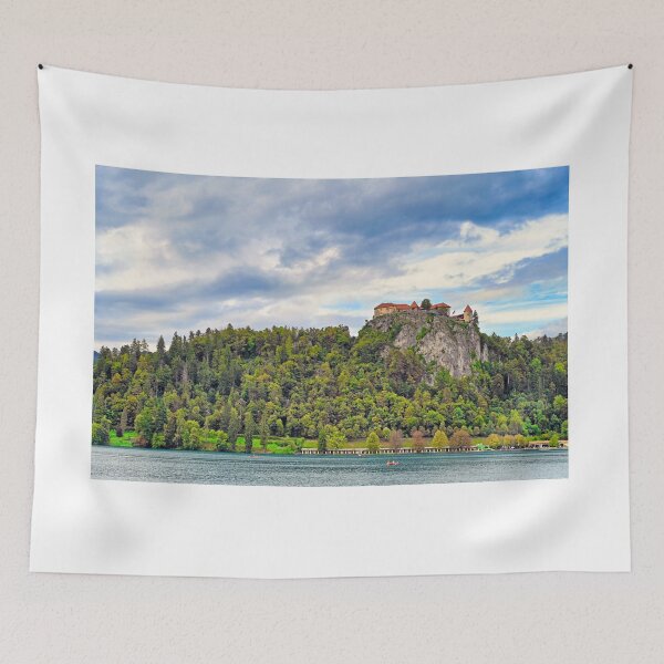 Item preview, Lake Bled with Bled Castle landscape, Slovenia designed and sold by goceris.