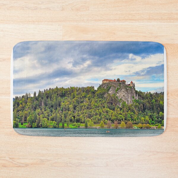 Item preview, Lake Bled with Bled Castle landscape, Slovenia designed and sold by goceris.