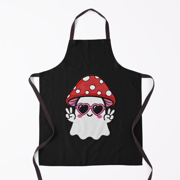 Item preview, Cool Ghost Kawaii Embroidery Patch Design Cute Mushroom Boo designed and sold by ColorSplash123.