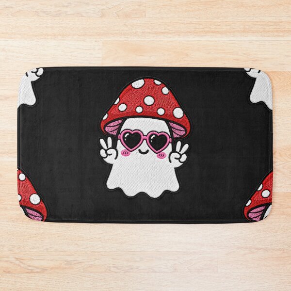 Item preview, Cool Ghost Kawaii Embroidery Patch Design Cute Mushroom Boo designed and sold by ColorSplash123.