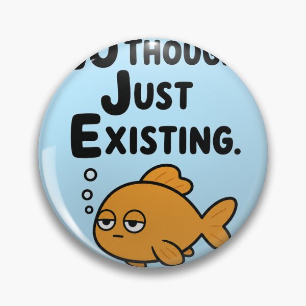 Item preview, No thoughts just existing goldfish designed and sold by vecart34.