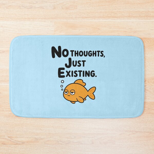 Item preview, No thoughts just existing goldfish designed and sold by vecart34.