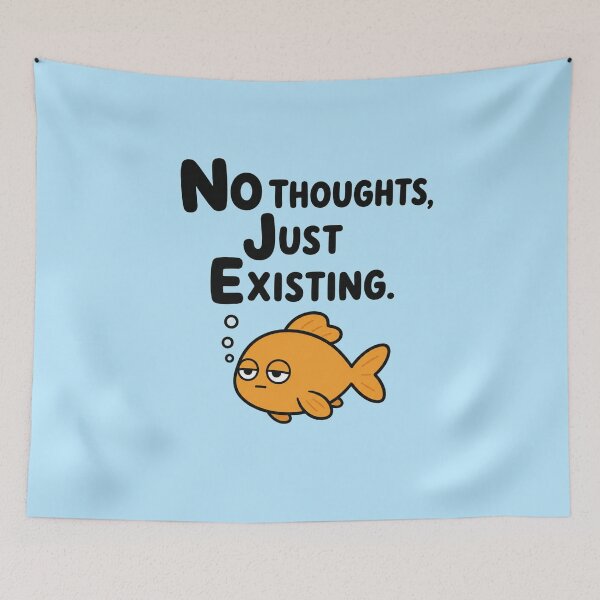 Item preview, No thoughts just existing goldfish designed and sold by vecart34.