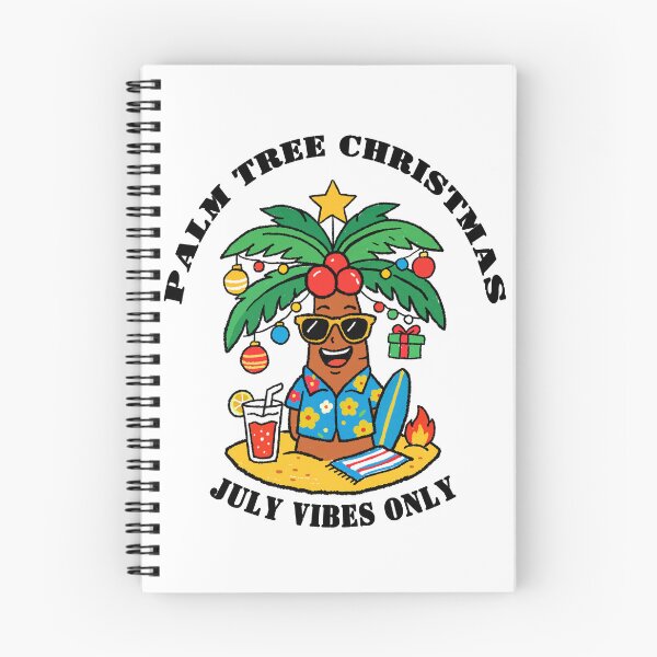 Item preview, Funny Skater Palm Tree Christmas Summer Holiday Vibe designed and sold by SugarCore.