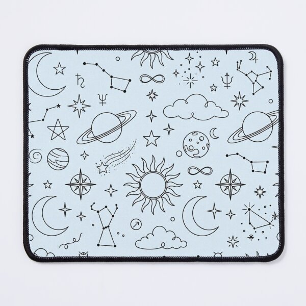 Item preview, Minimalist Sun Moon Stars Planets Line Art designed and sold by FashioonTrends.