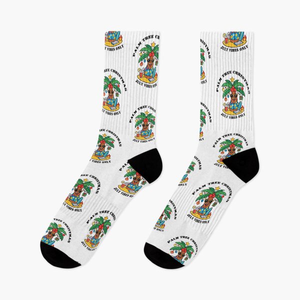Item preview, Funny Skater Palm Tree Christmas Summer Holiday Vibe designed and sold by SugarCore.