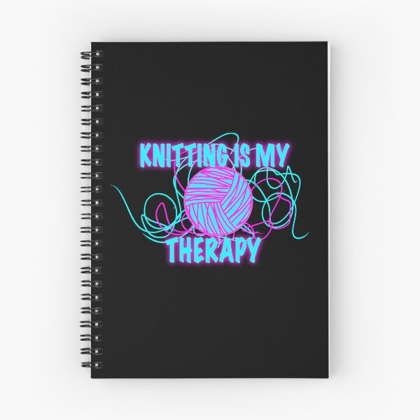 Item preview, Knitting Is My Therapy – Neon Yarn Ball Design, Funny Crochet & Knitting Shirt designed and sold by ArtyWares.