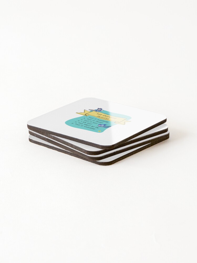 Thumbnail 4 of 5, Coasters (Set of 4), The Creative Process designed and sold by ROUSTABOUTART.