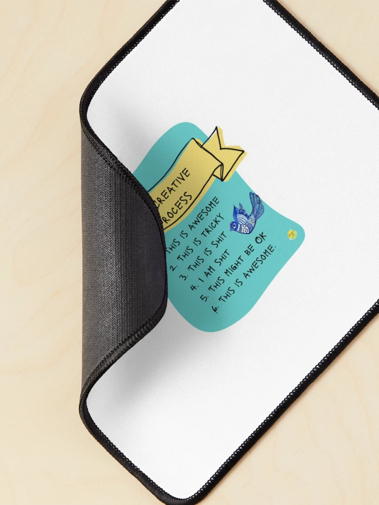 Thumbnail 2 of 5, Mouse Pad, The Creative Process designed and sold by ROUSTABOUTART.