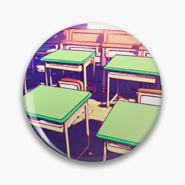 Item preview, Education - Empty Classroom, Vibrant Japanese-Inspired Style designed and sold by Reverso-Design.