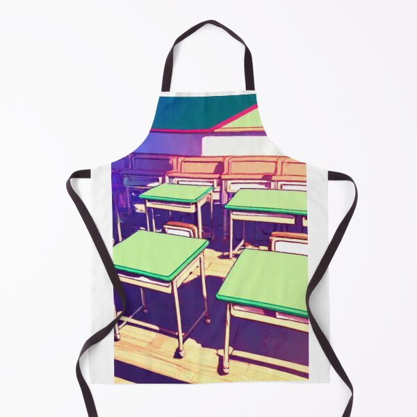 Artikelvorschau, Education - Empty Classroom, Vibrant Japanese-Inspired Style entworfen und verkauft von Reverso-Design.
