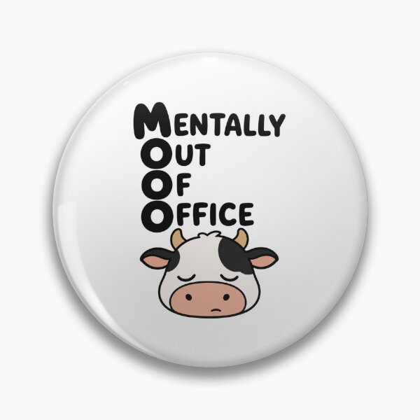 Item preview, MOOONTALLY out of office sleepy cow designed and sold by vecart34.