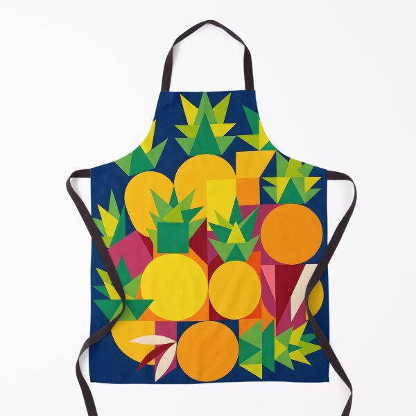 Item preview, Abstract Geometric Pineapple Art Print | Mid Century Concrete Art Poster | Avant Garde Fruit Pattern Canvas designed and sold by SergioMiklos.