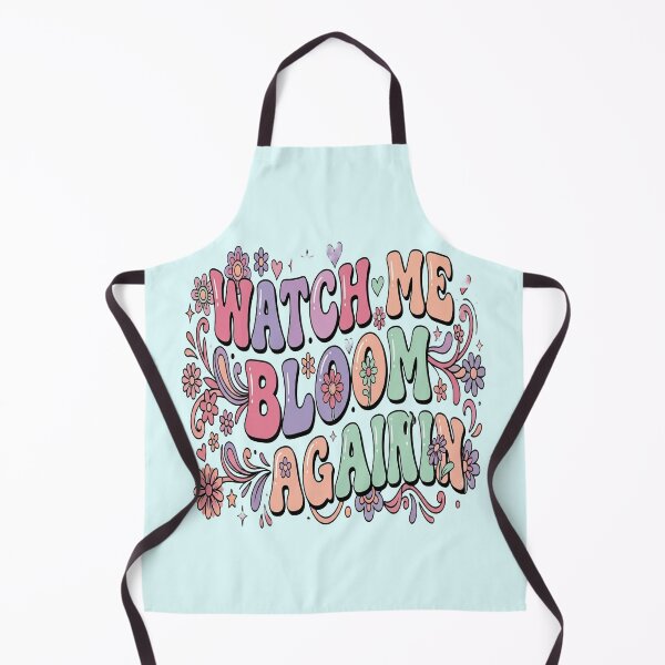 Item preview, Watch Me Bloom Again Inspirational Groovy Typography designed and sold by Soft Strength Studio.