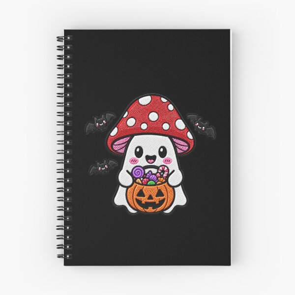 Item preview, Cute Ghost Pumpkin Halloween Kawaii Embroidery Patch Design Mushroom Boo designed and sold by ColorSplash123.