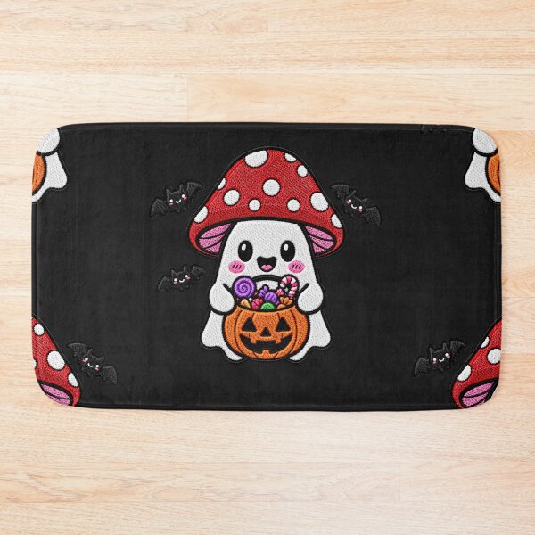 Item preview, Cute Ghost Pumpkin Halloween Kawaii Embroidery Patch Design Mushroom Boo designed and sold by ColorSplash123.