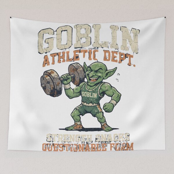 Item preview, Gym Goblin Athletic Club Retro Fitness Humor designed and sold by FindYouByZ.