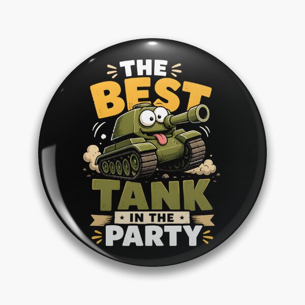 Item preview, Cute Cartoon Tank The Best Tank In The Party designed and sold by BadhbhArt.
