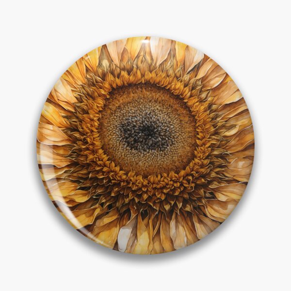 Item preview, Sunflower Watercolor Painting designed and sold by RawNaturePrints.