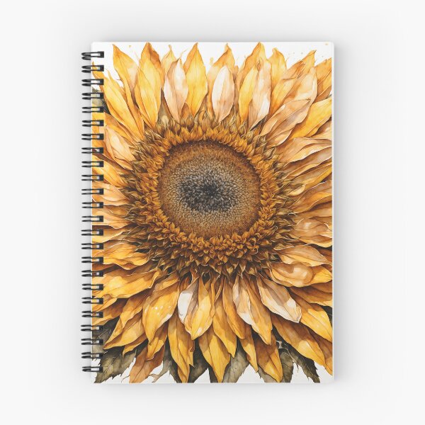 Item preview, Sunflower Watercolor Painting designed and sold by RawNaturePrints.