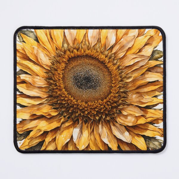 Item preview, Sunflower Watercolor Painting designed and sold by RawNaturePrints.