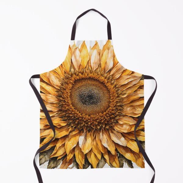 Item preview, Sunflower Watercolor Painting designed and sold by RawNaturePrints.