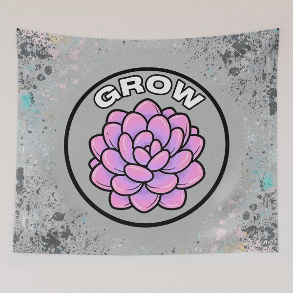 Item preview, Retro Y2K Pink Succulent Streetwear Graphic designed and sold by GreenDivisionJP.