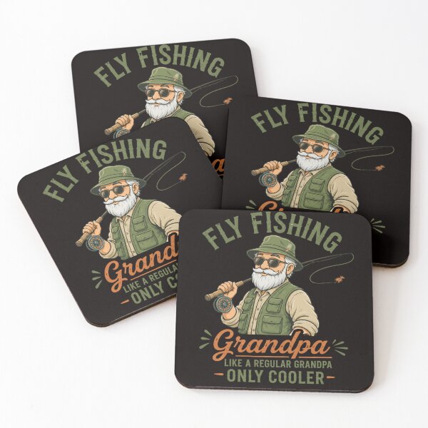 Item preview, Fly Fishing Grandpa – Like a Regular Grandpa, Only Cooler designed and sold by Tadeusz1.