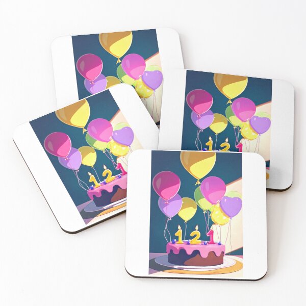 Item preview, Gastronomy - Anniversary Dessert, Colorful Celebration designed and sold by Reverso-Design.