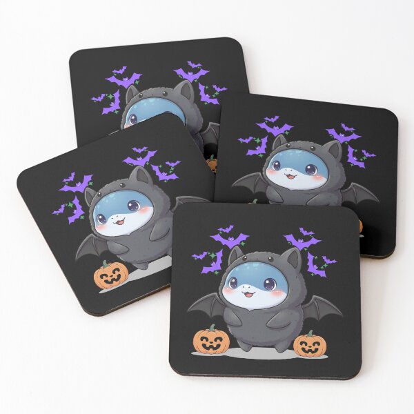 Item preview, Cute Bat Shark Halloween Costume Kawaii Spooky designed and sold by Nature's Chibis.