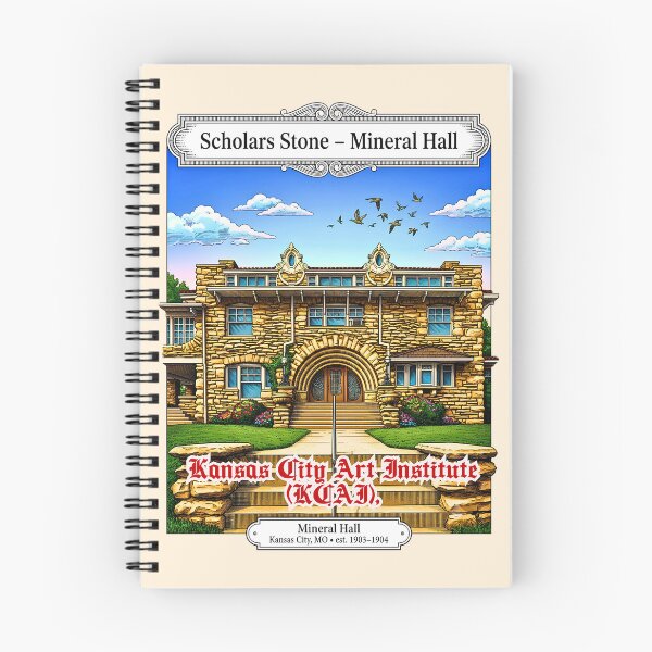 Item preview, Mineral Hall Historic Limestone Architecture designed and sold by EvergreenPark - Tee Studio.