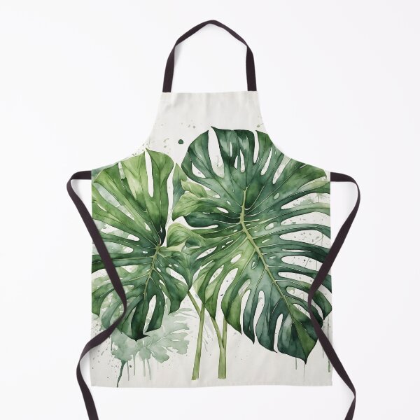 Item preview, Tropical Monstera Leaf Watercolor Painting designed and sold by RawNaturePrints.