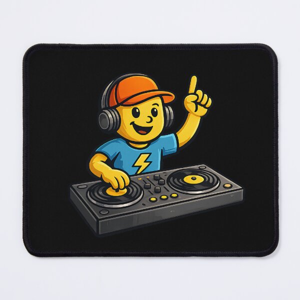 Item preview, DJ Boy Vintage Style Vinyl DJ designed and sold by Genius Geek.