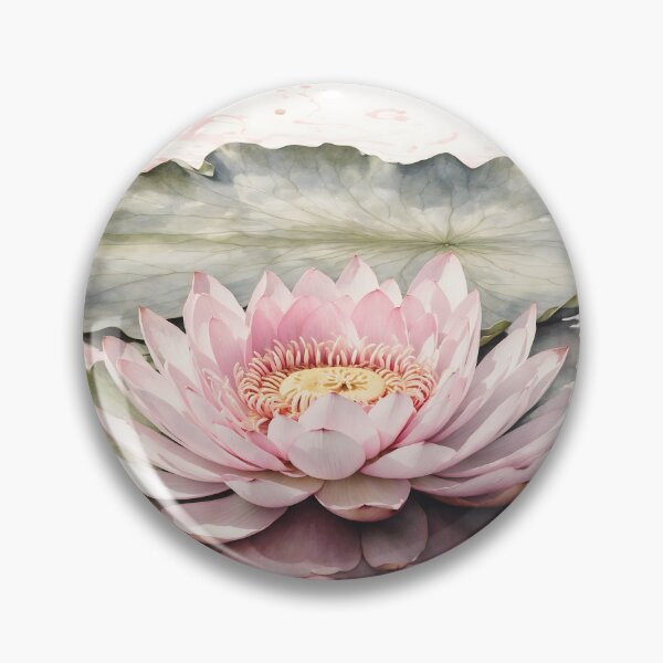 Item preview, Water Lily Watercolor Painting designed and sold by RawNaturePrints.