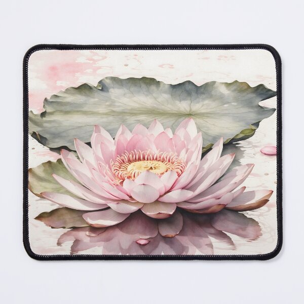 Item preview, Water Lily Watercolor Painting designed and sold by RawNaturePrints.
