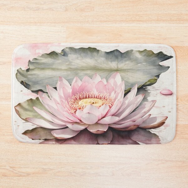 Item preview, Water Lily Watercolor Painting designed and sold by RawNaturePrints.