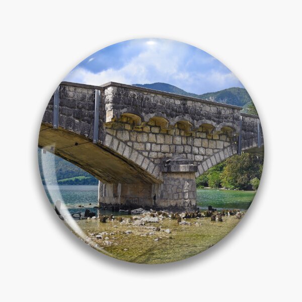 Item preview, Old stone bridge in Ribcev Laz,Bohinj Lake, Slovenia designed and sold by goceris.
